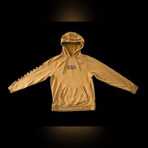 Vans Off The Wall Hoodie Sweatshirt Mens Large Rust Colored Checkered
